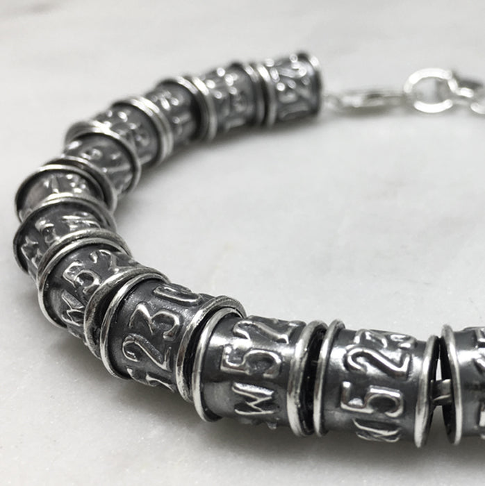Pigeon Ring Silver Bracelet