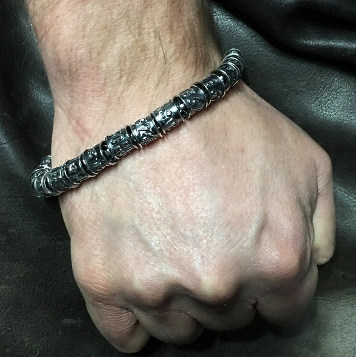 Pigeon Ring Silver Bracelet