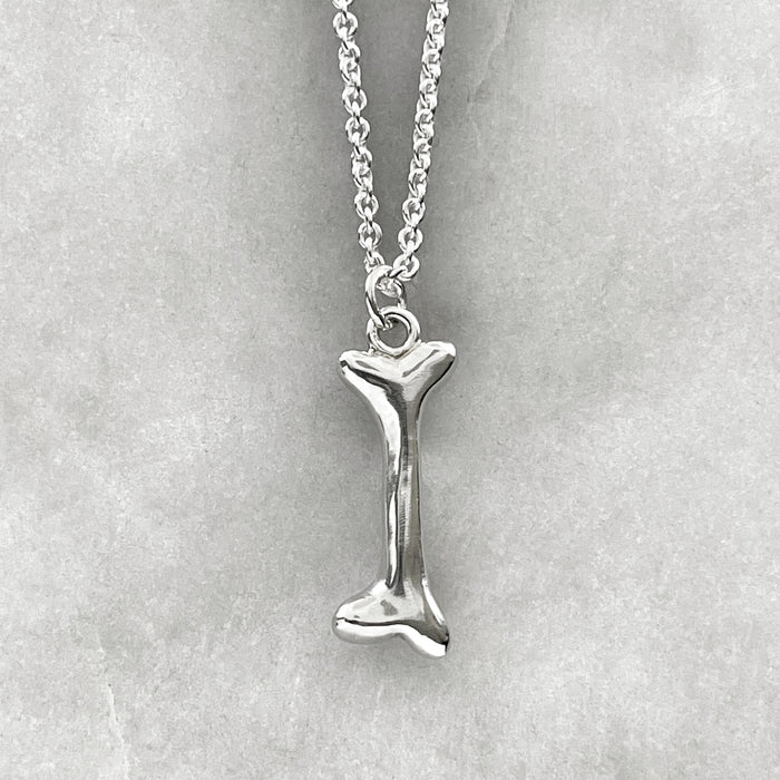 Silver Bone Necklace