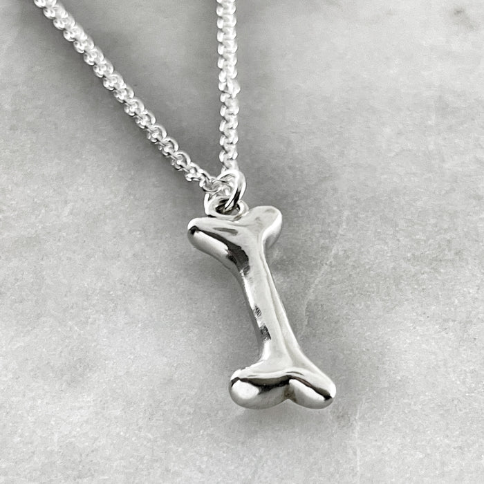 Silver Bone Necklace