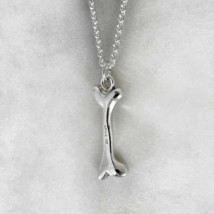 Silver Bone Necklace