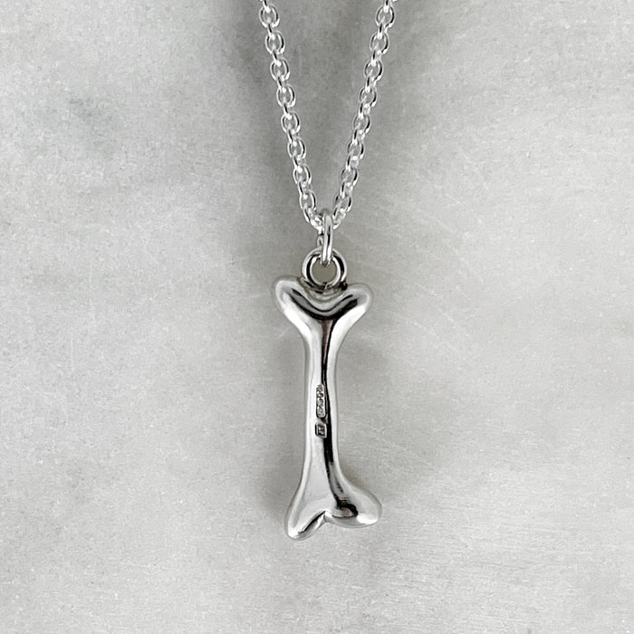 Silver Bone Necklace