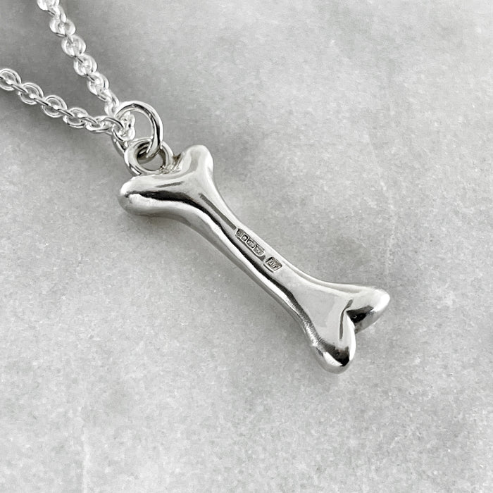 Silver Bone Necklace