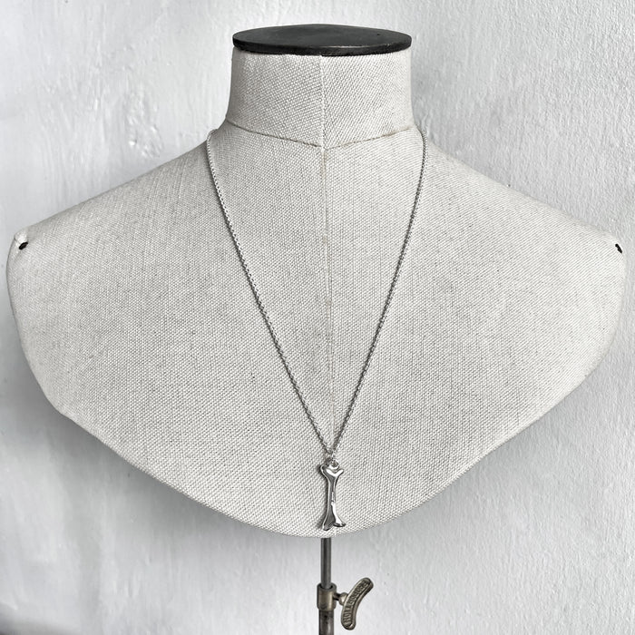 Silver Bone Necklace