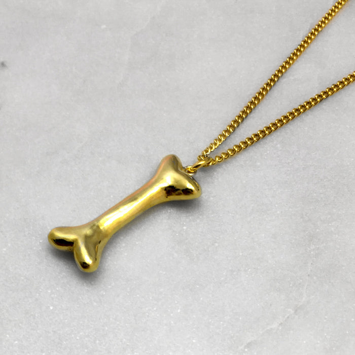 Gold Bone Necklace