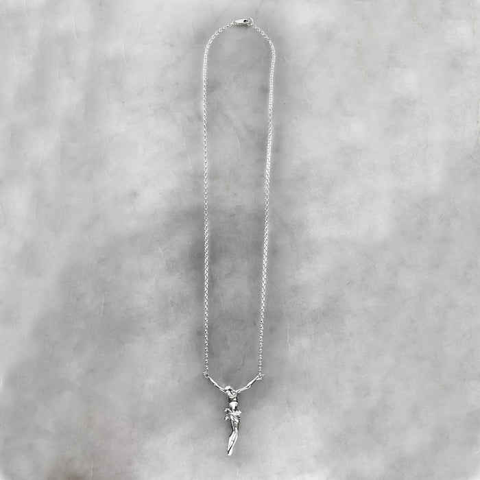 Jesus Christ crucifix corpus pendant necklace jewel thief Brighton