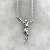 Jesus Christ crucifix corpus pendant necklace jewel thief Brighton