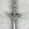 silver gold dagger pendant necklace jewel thief Brighton