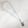 silver dog tag necklace jewel thief brighton