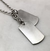 silver dog tag necklace jewel thief brighton