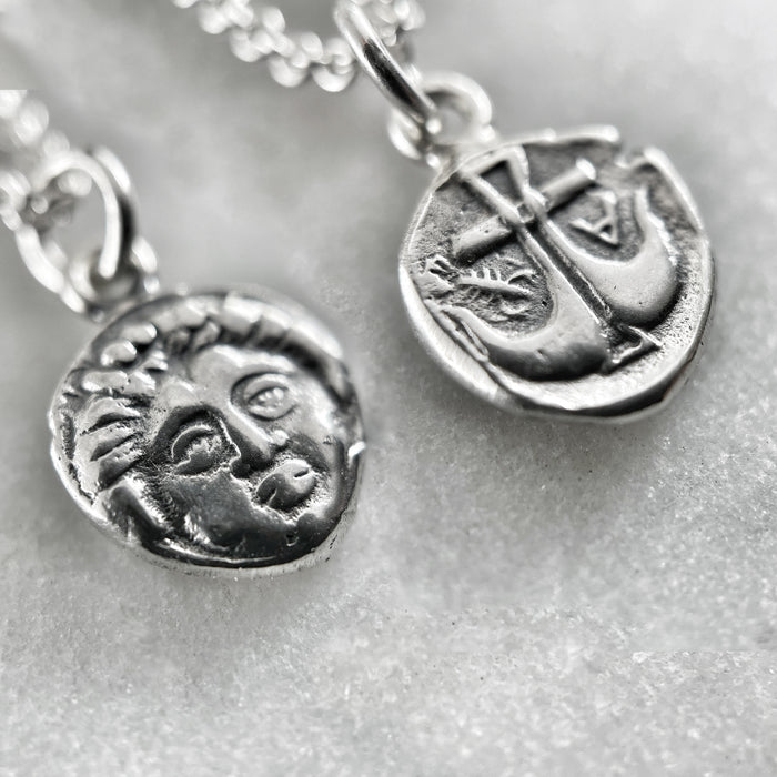 Apollo greek coin necklace jewel thief Brighton 