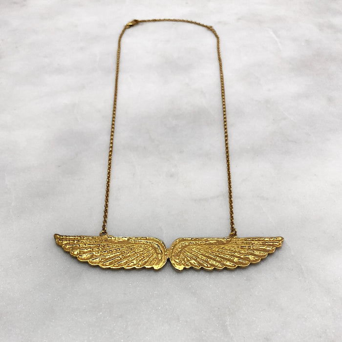 Egyptian wing necklace jewel thief Brighton