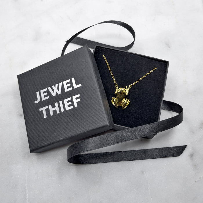Gold Frog Necklace
