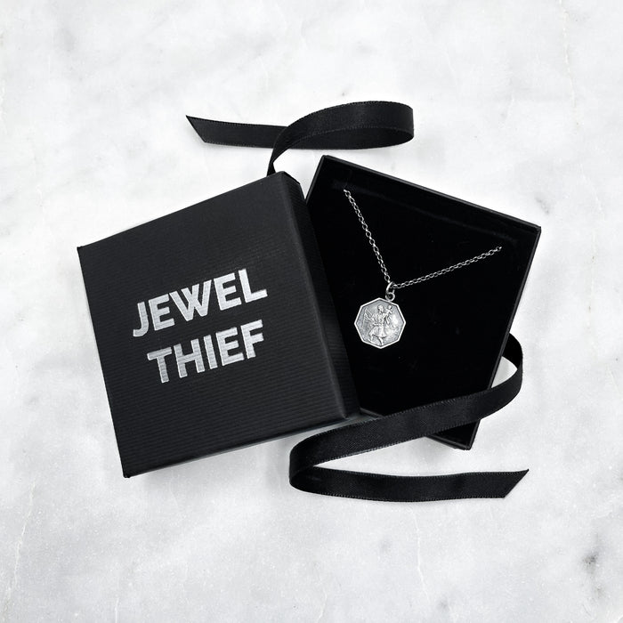 St. Christopher Necklace Silver