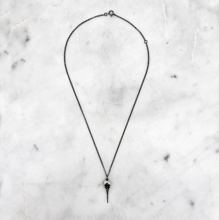 Hummingbird Skull Necklace