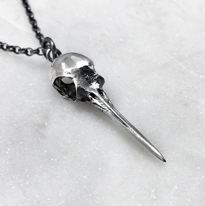 Hummingbird Skull Necklace