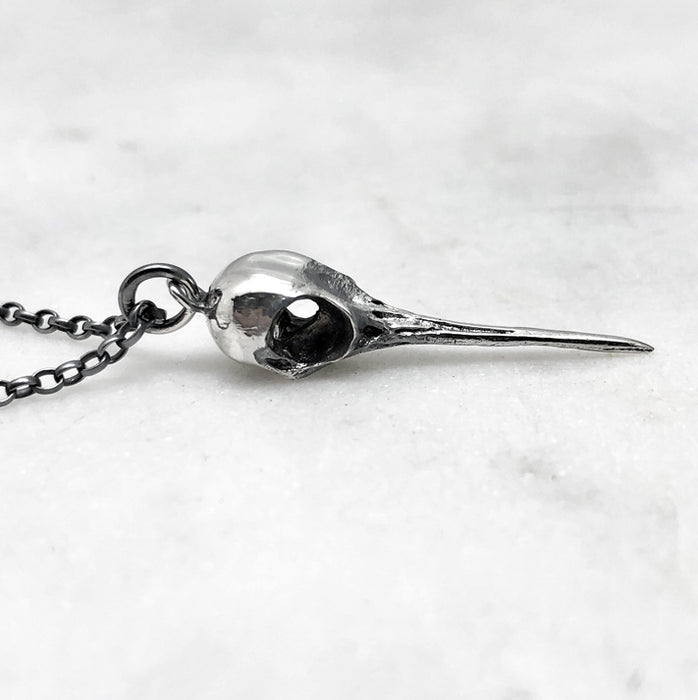 Hummingbird Skull Necklace