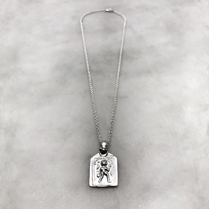Goddess Silver  Necklace