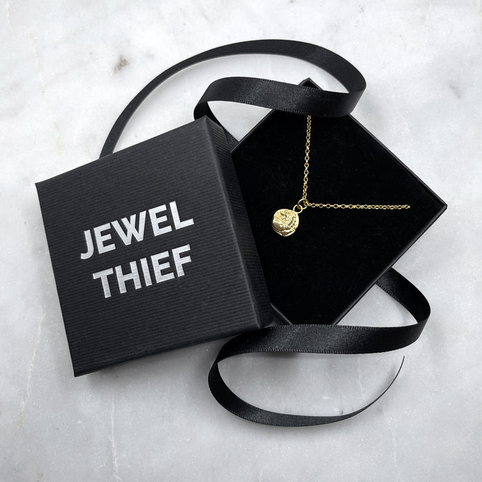 Gold Lion Coin Necklace