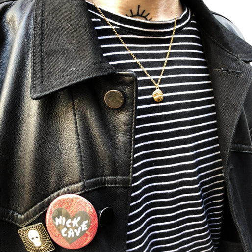 Gold Lion Coin Necklace