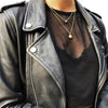 gold greek lion coin pendant necklace