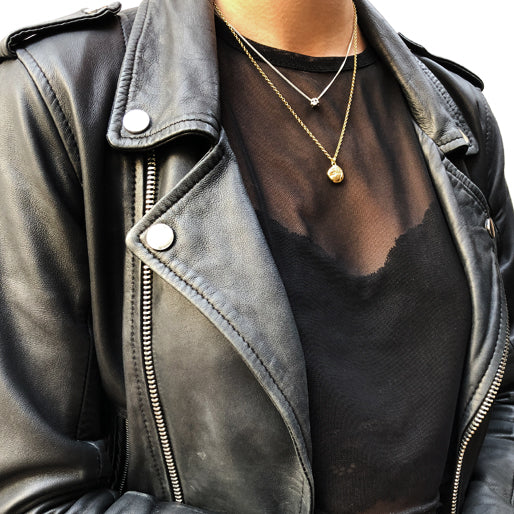 Gold Lion Coin Necklace