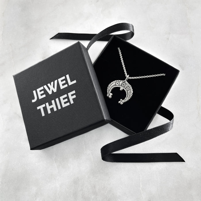 Medieval Crescent Moon Necklace