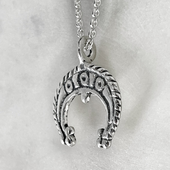 Medieval Crescent Moon Necklace