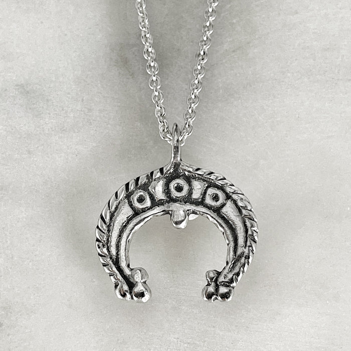 Medieval Crescent Moon Necklace