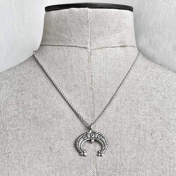 Medieval Crescent Moon Necklace