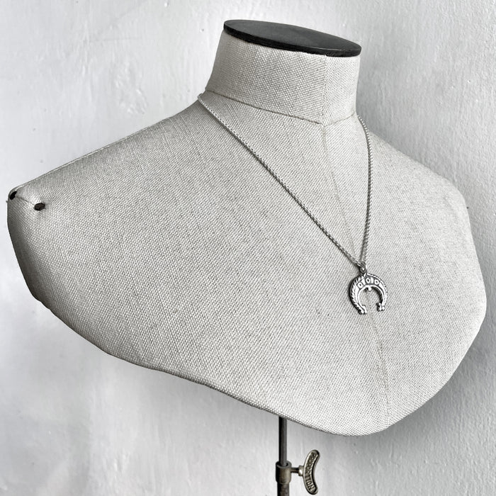 Medieval Crescent Moon Necklace