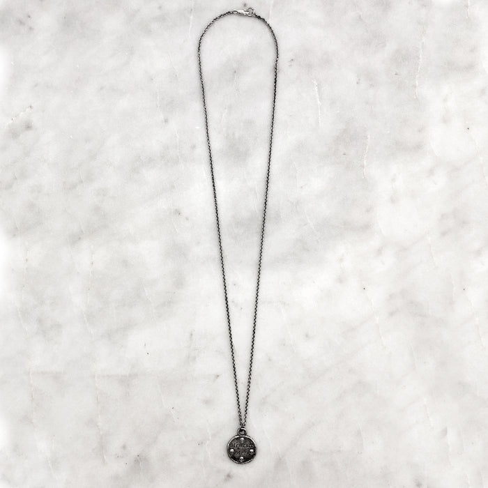 Memento Mori Silver Necklace