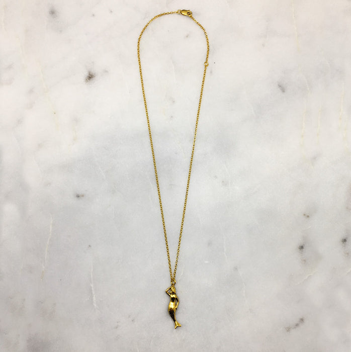 Gold Mermaid Necklace