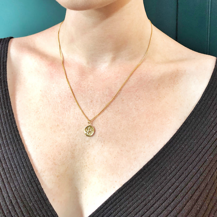 greek octopus coin pendant necklace jewel thief Brighton