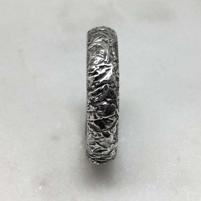 Crush Silver 6mm Ring