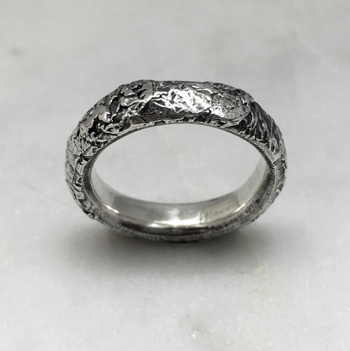 Crush Silver 6mm Ring