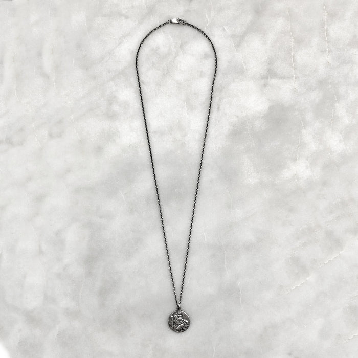 St Christopher Silver Necklace