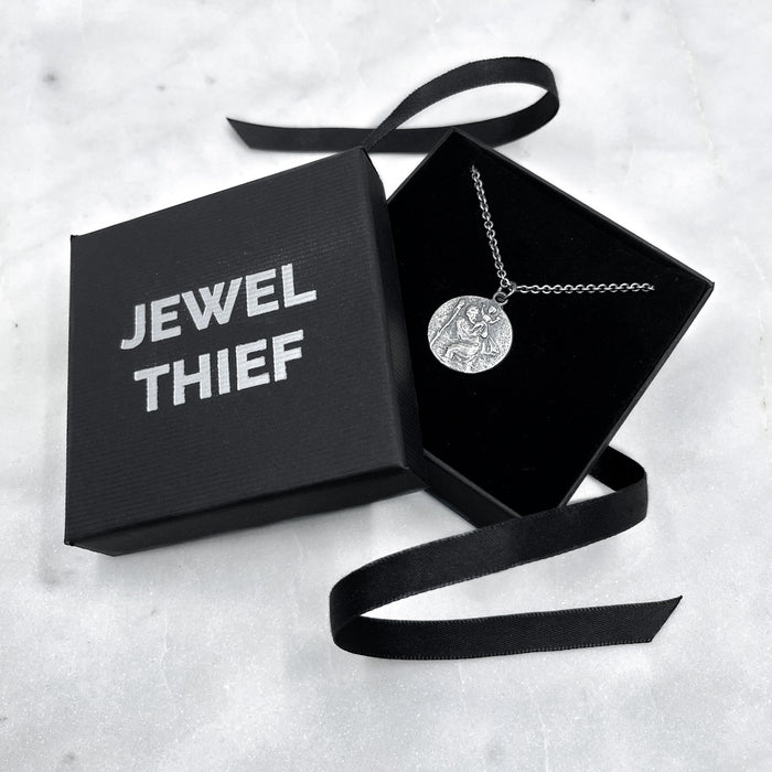 St Christopher Silver Necklace