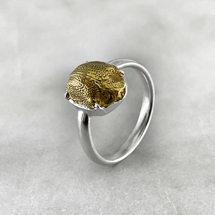 Golden Scarab Ring