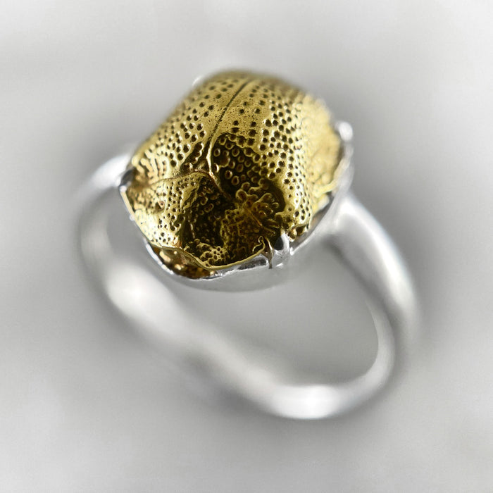 Golden Scarab Ring