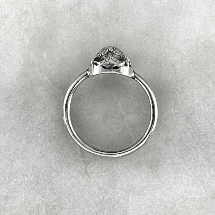 Silver Scarab Ring
