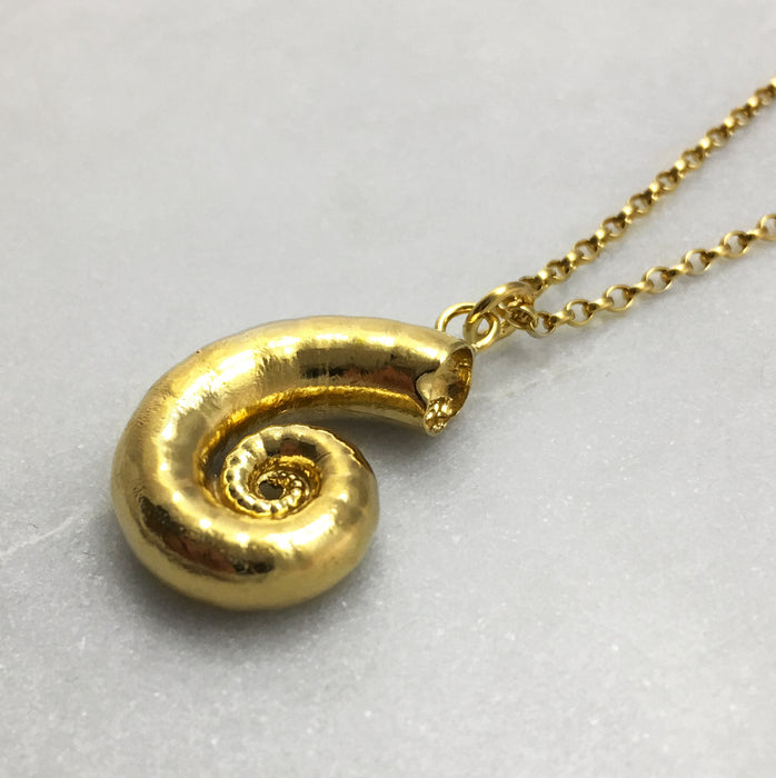 Gold Spirula Necklace