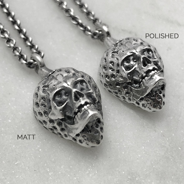 Silver Skullberry Necklace