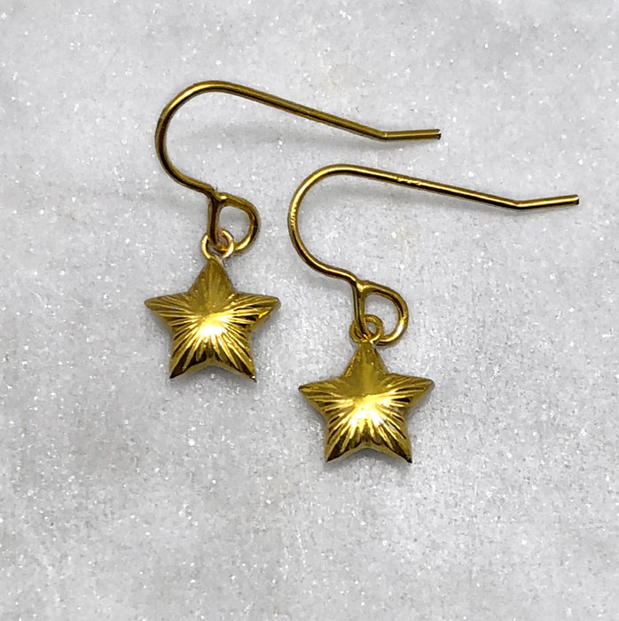 Star Earrings, Gold Star Earrings, Celestial Jewelry, 18th Birthday, 21st Birthday