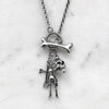 bone skull skeleton necklace jewel thief Brighton