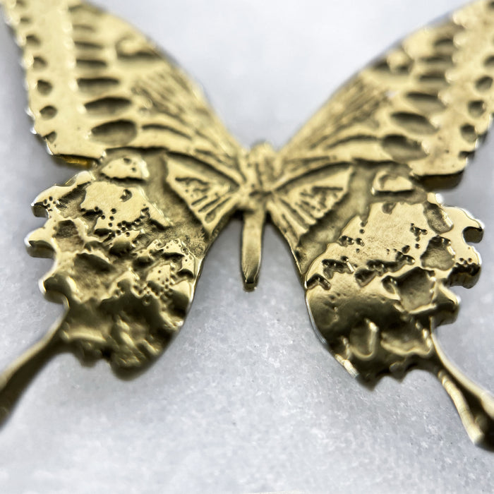 Gold Butterfly Pendant Necklace