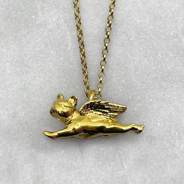 French bulldog pendant necklace jewel thief Brighton