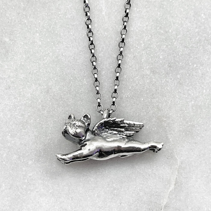 French bulldog pendant necklace jewel thief Brighton