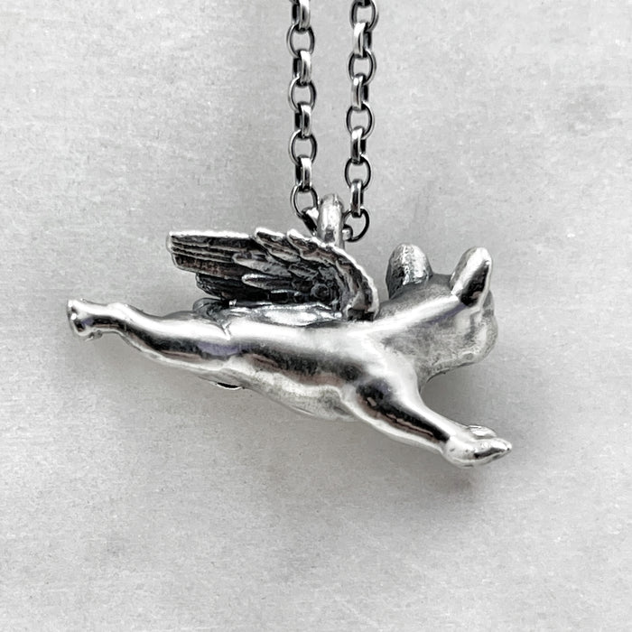 French bulldog pendant necklace jewel thief Brighton