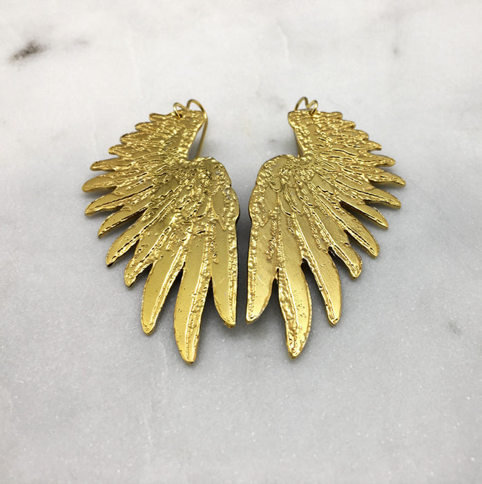 Large Wing Earrings